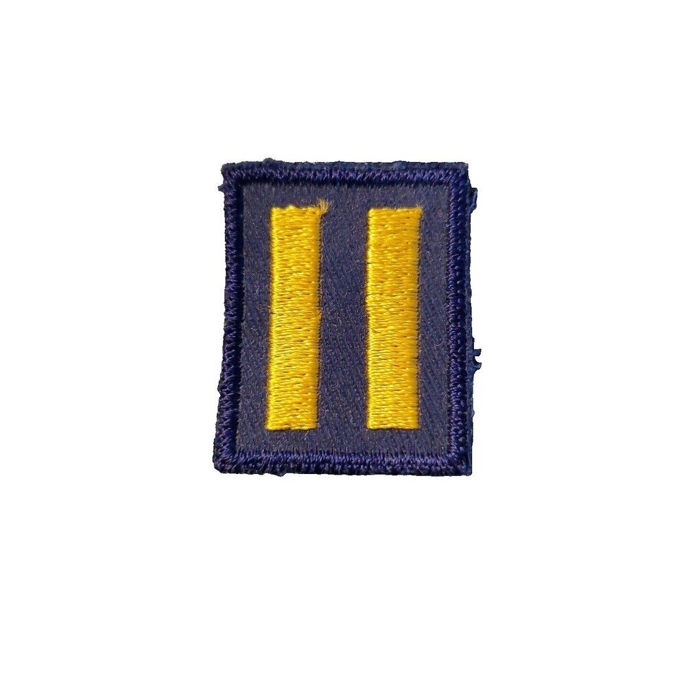 Patrol Leader Square Edge Plastic Glue Back BSA Position Patch 2 Inch x 1.5 Inch